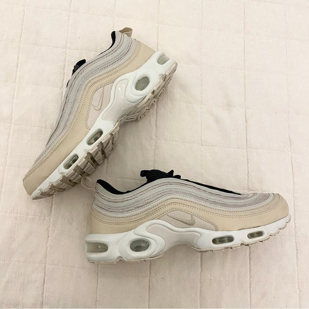 Nike Air Max 97 Black and Cream Shoes - Picture 5 of 9